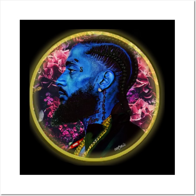 Rest in Power Nipsey Wall Art by Esoteric Fresh 